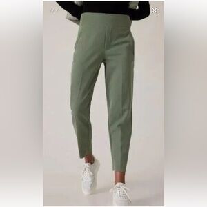 Athleta Endless High Rise Pant size 4P Green